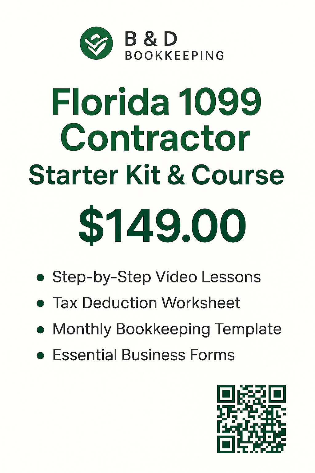 Florida 1099 Contractor Starter Kit & Course