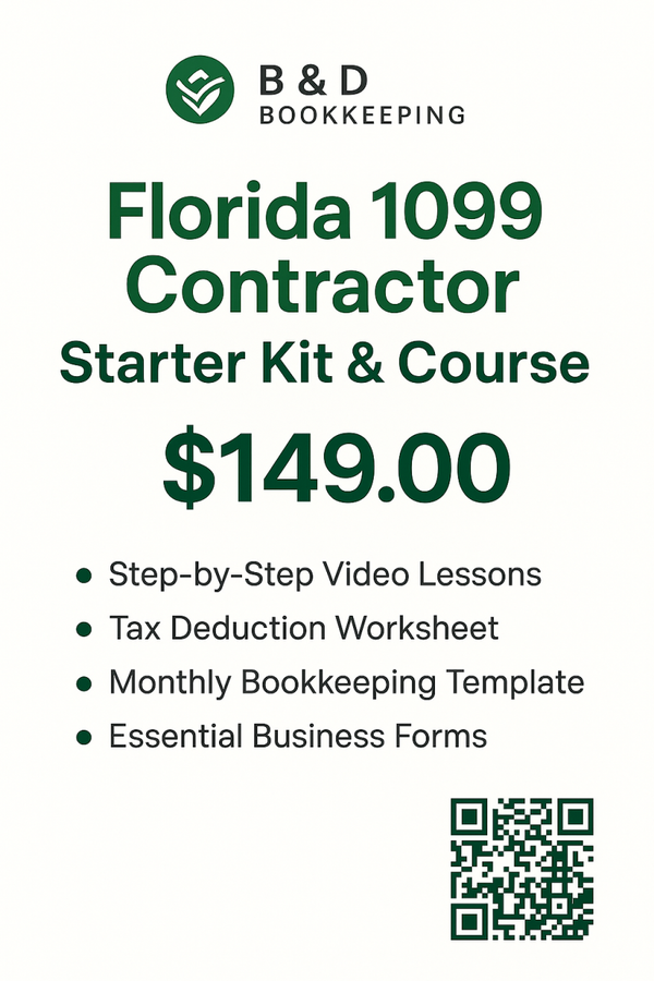 Florida 1099 Contractor Starter Kit & Course