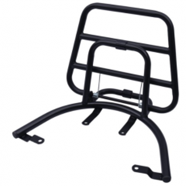 Klapdrager ZIP zwart glans