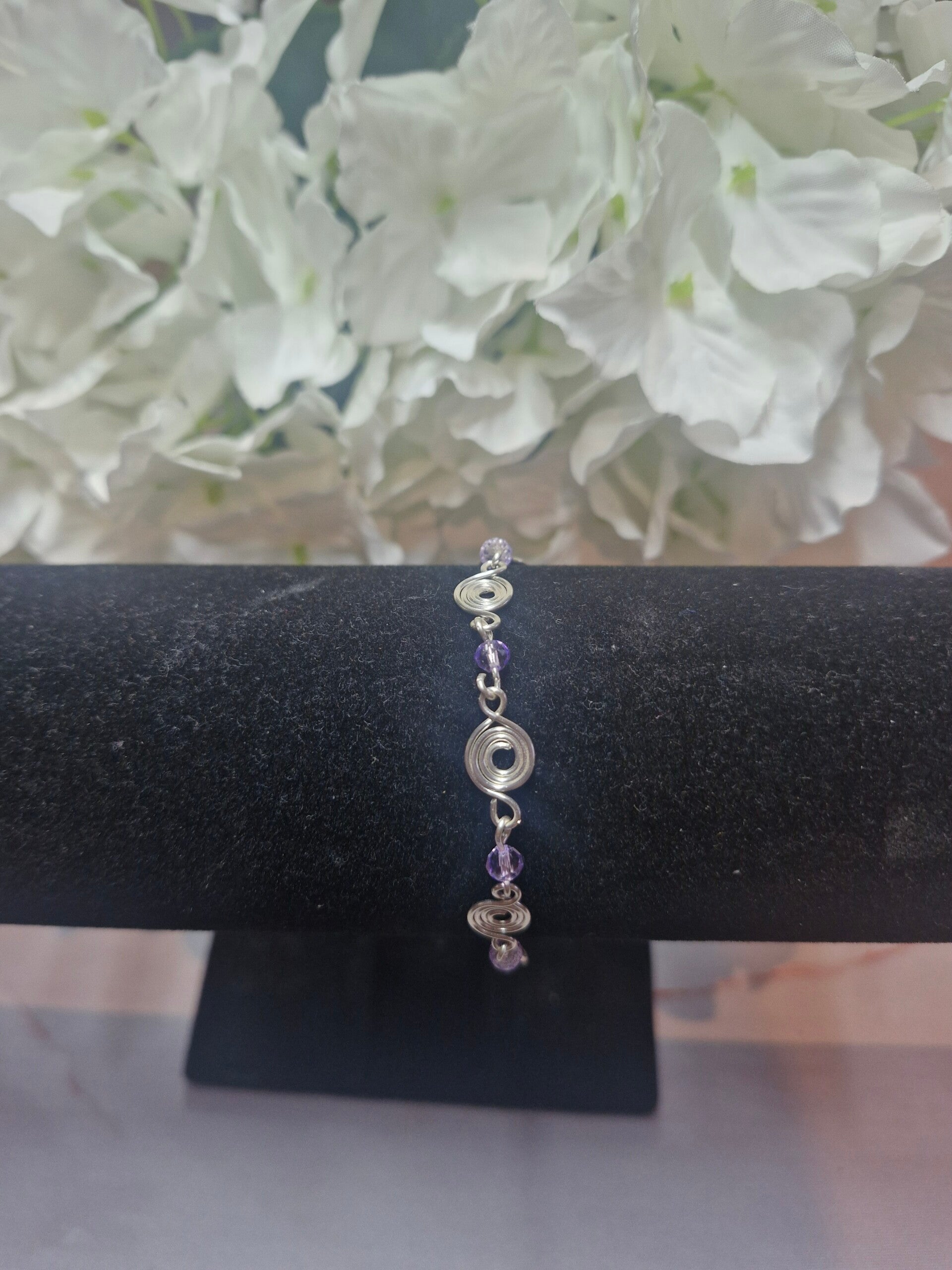 Armband Swirl Zilver
