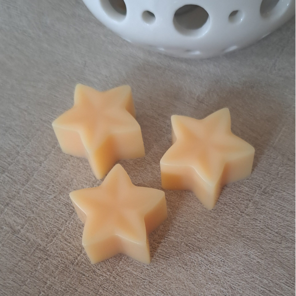 Lot 3 Fondants parfumés Mandarine étoiles