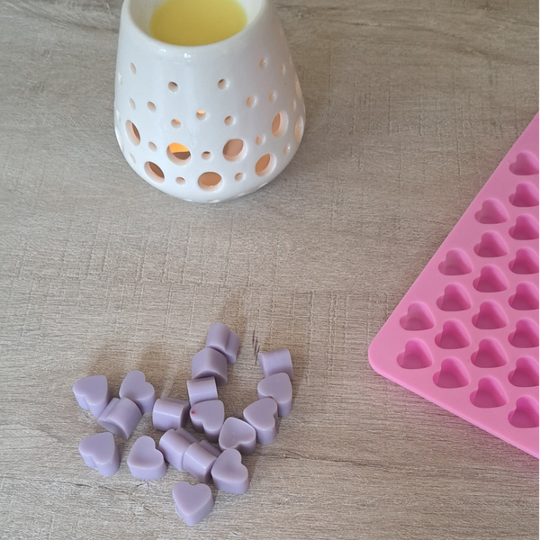 Lot Fondants parfumés petit coeur lavande
