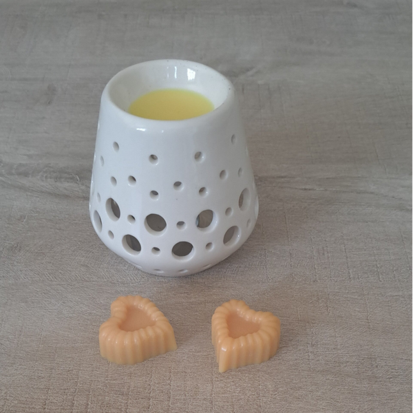 Lot 2 Fondants parfumés cœur Fleur d'oranger