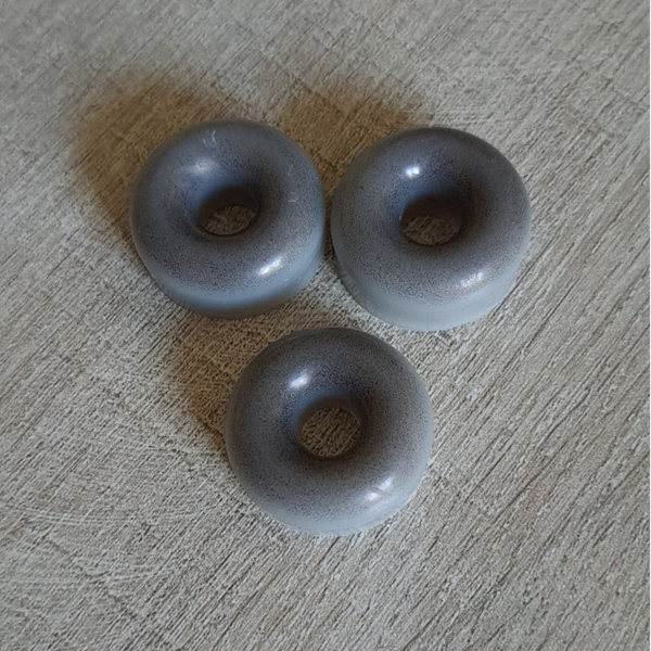 Lot 3 Fondants parfumés Chocolat noisette forme donut