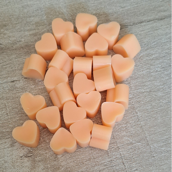 Lot Fondants parfumés petit coeur Fleur d'oranger