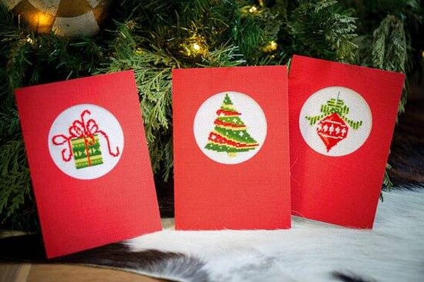 * 3 kerstkaarten