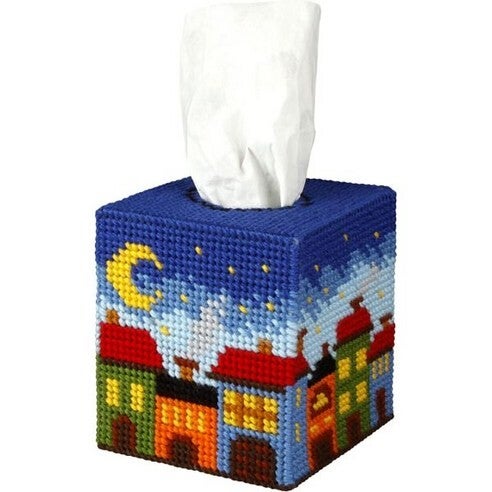 * zakdoekdoosje stad