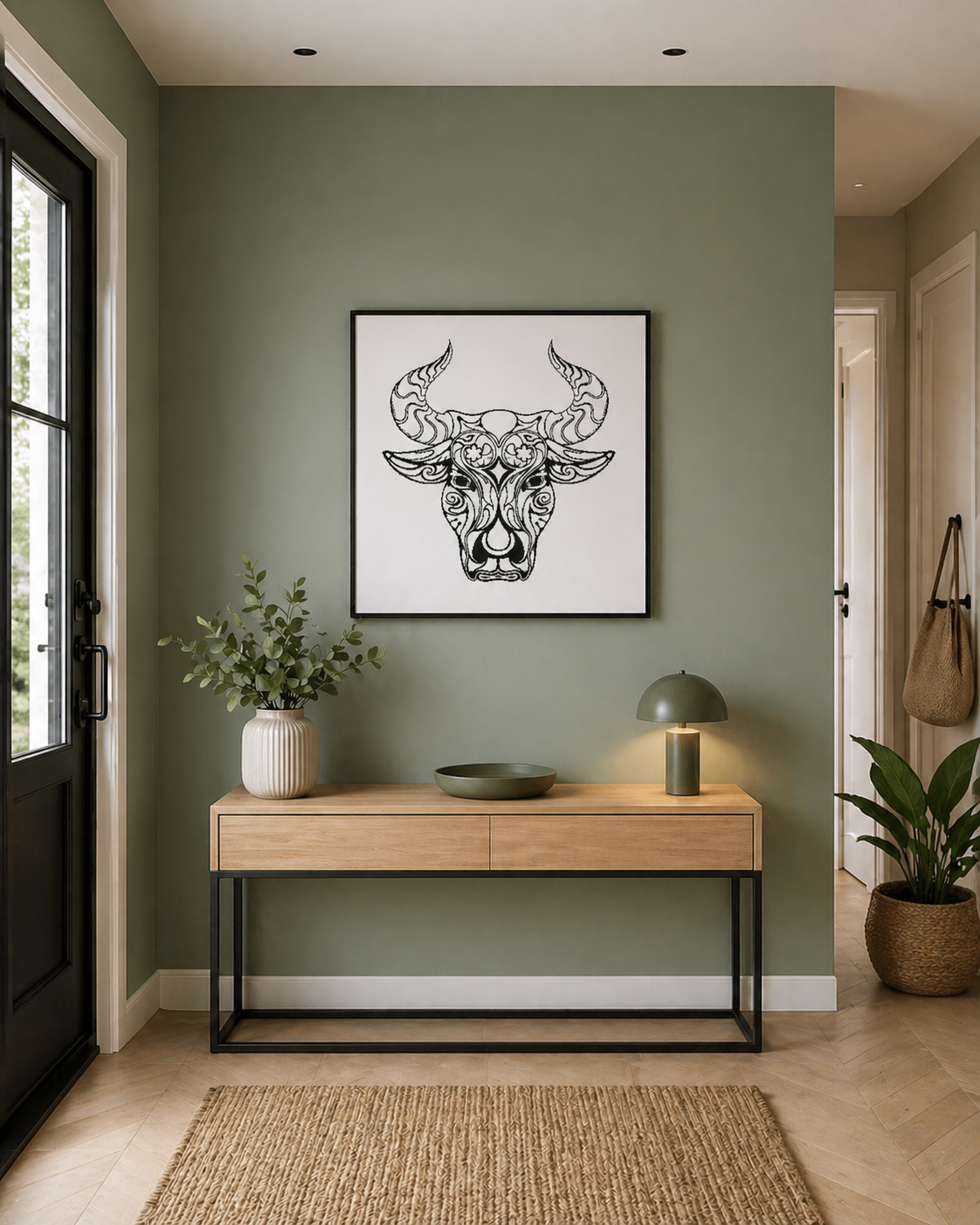 bull b/w
