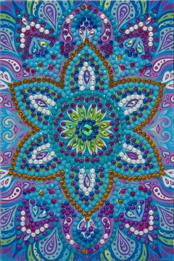 * blauwe mandala
