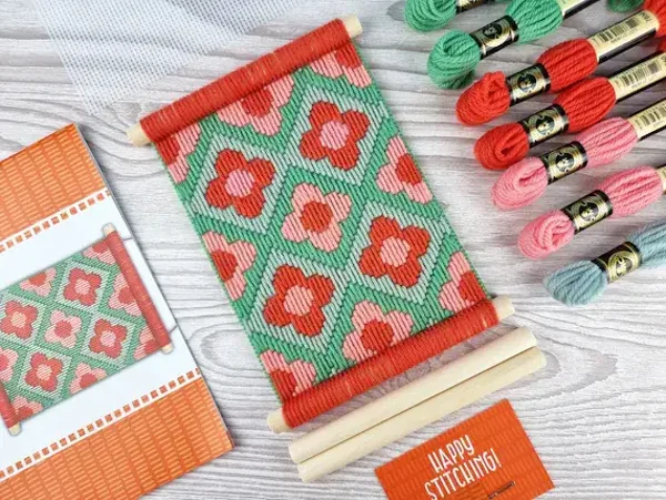 * Bargello kit  bloemen