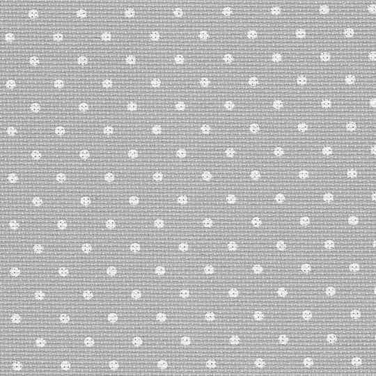 * 20 ct aida grijs/beige met witte stippen 3189
