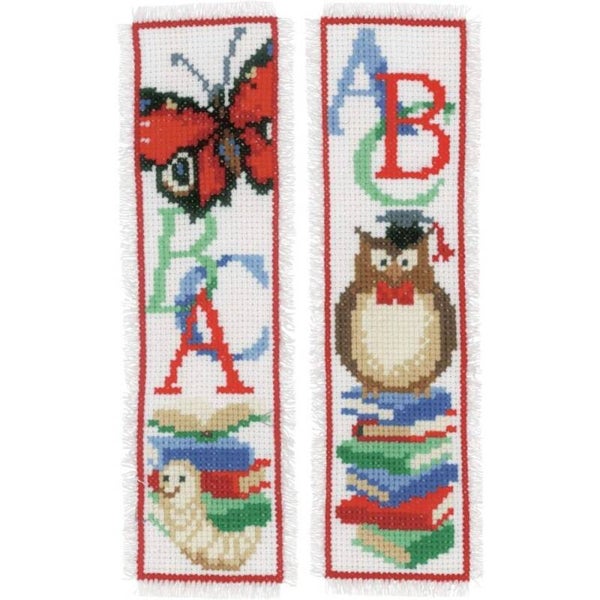 * 2 bladwijzers abc