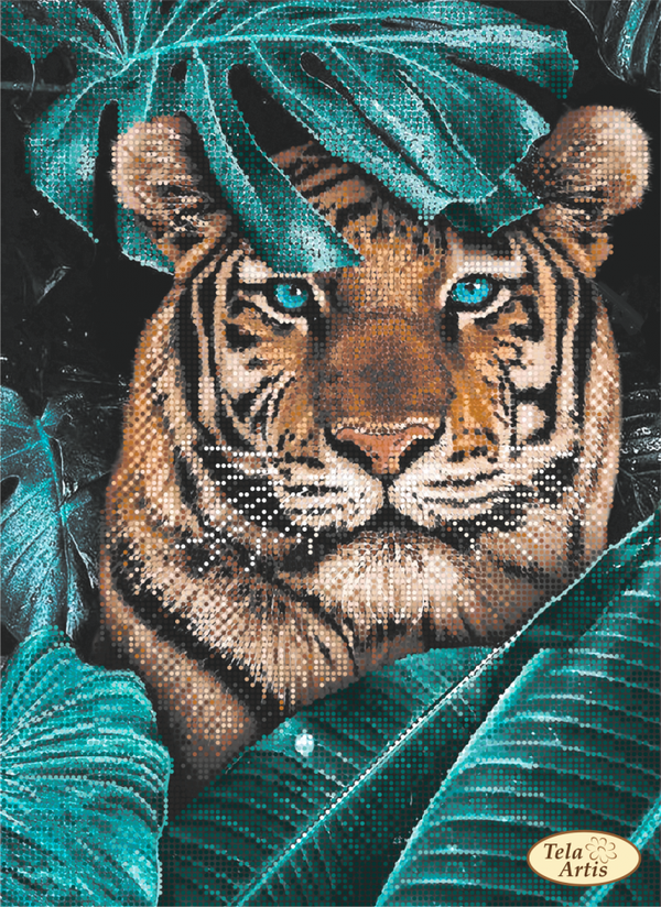 * tijger in de jungle