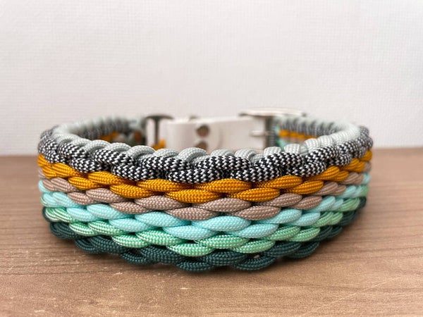 ASKELLA honey-mint Paracord Hundehalsband