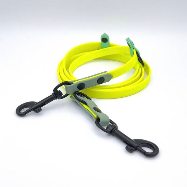 TRICOLOR Biothane-Hundeleine slim, verstellbar
