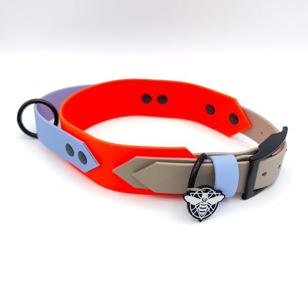 DUOBAND GRIP Biothane Halsband, 38/25 mm