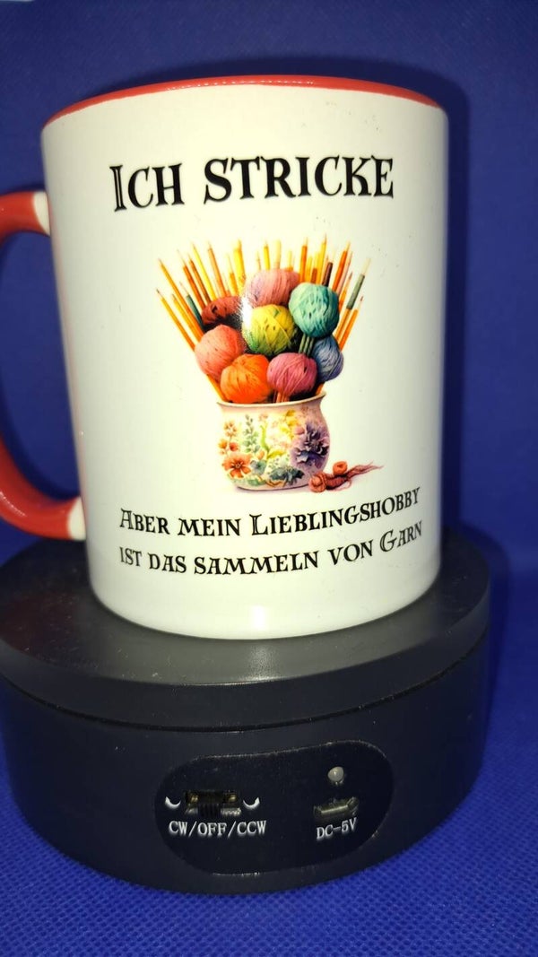 Stricken Tasse