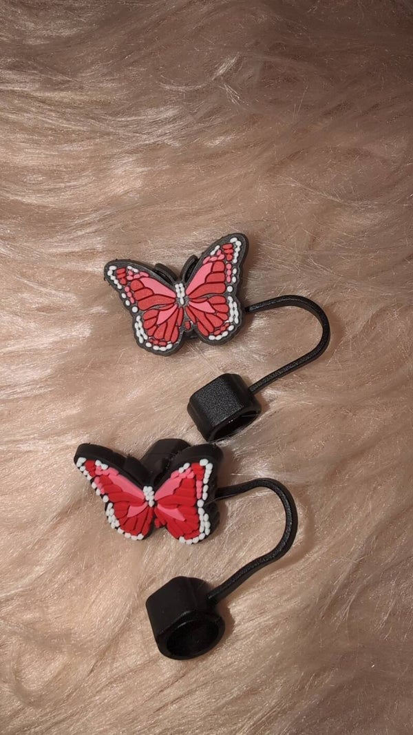 Strohhalm topper Schmetterling