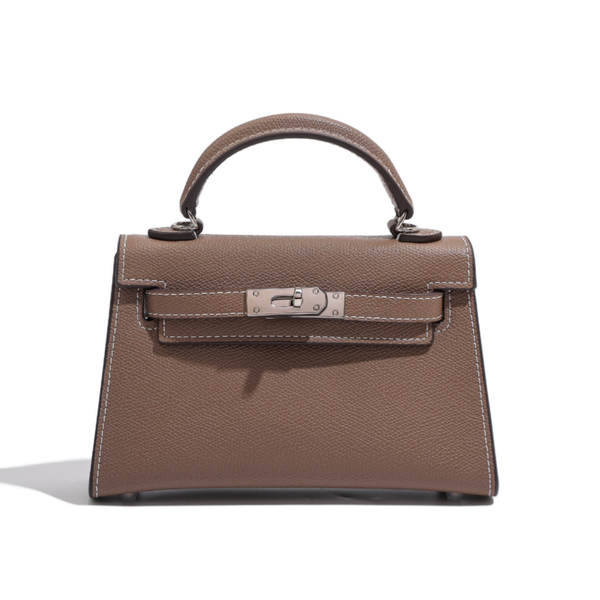 ARIA - Taupe avec coutures blanches