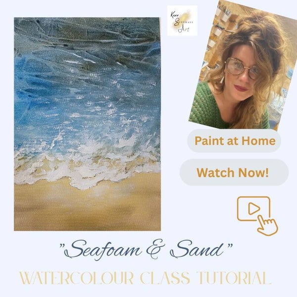Video Tutorial "Seafoam & Sand"