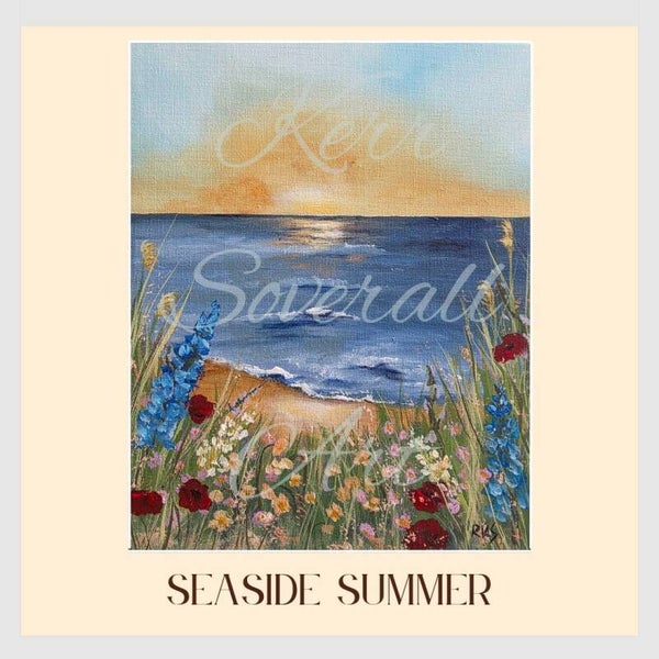 Acrylic "Seaside Summer" Workshop Friday 29th of May 11-1.45pm