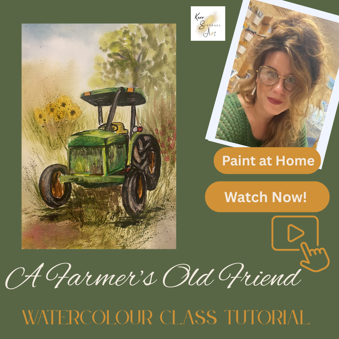 Watercolour "A Farmer's Old Friend" Video Class