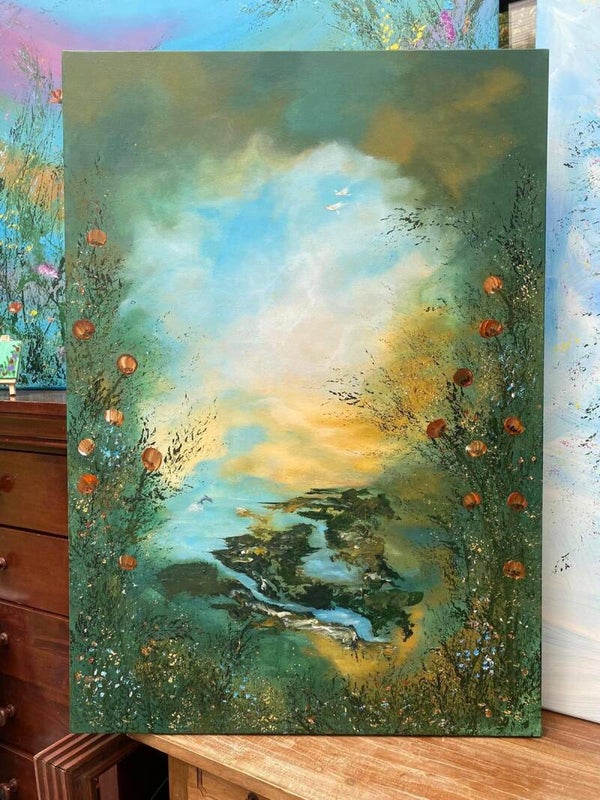 "Timeless Haven" Acrylic on Canvas