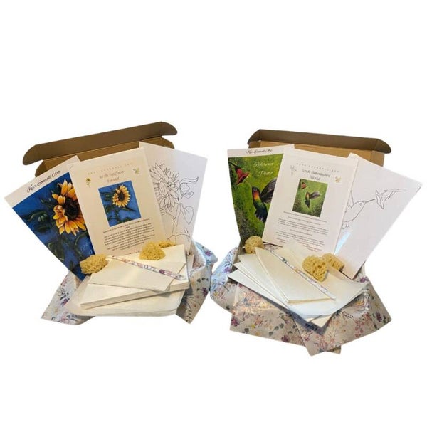 Sunflower & Hummingbird Duo Home Kit