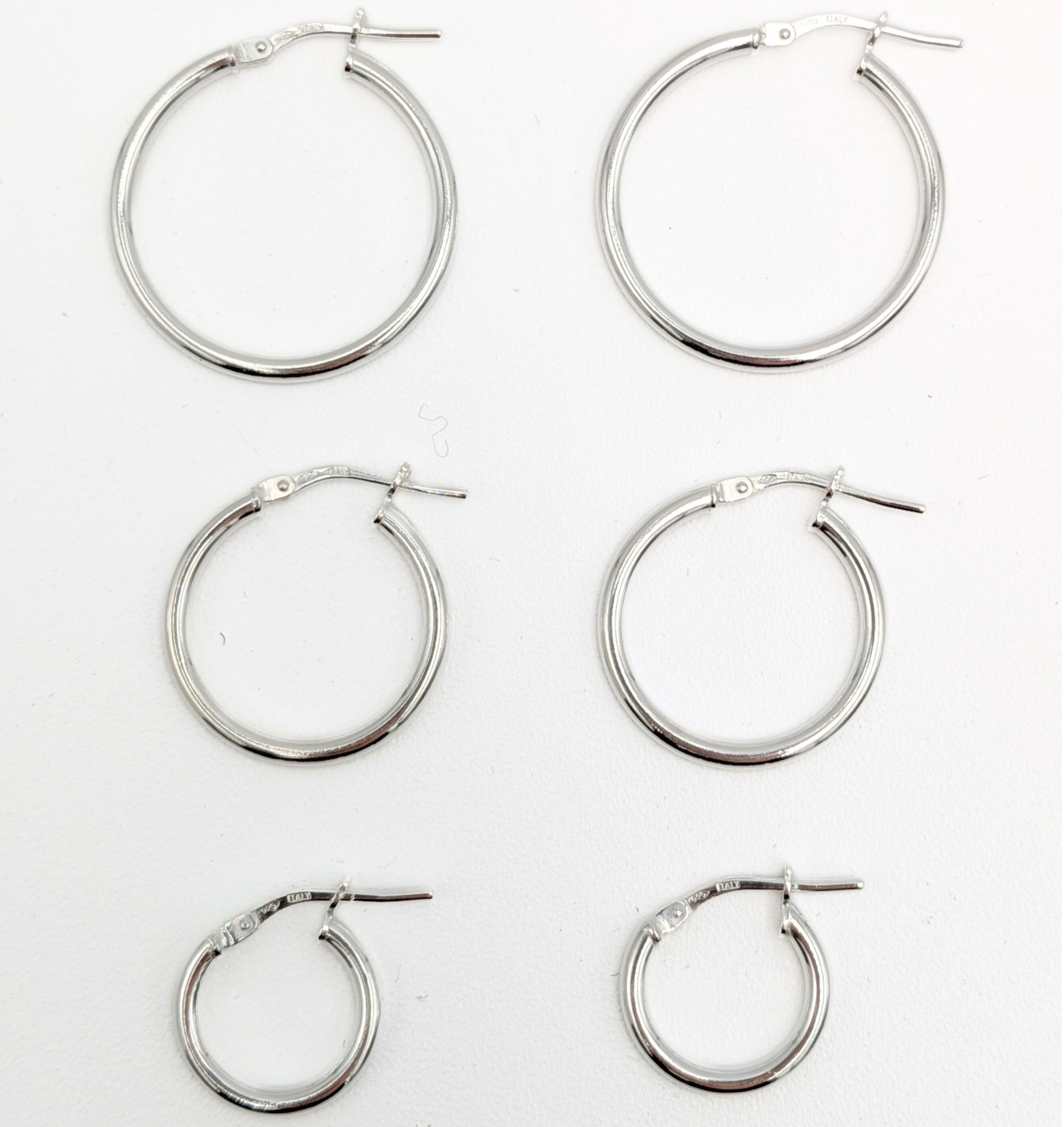 Classic hoops - Zilver