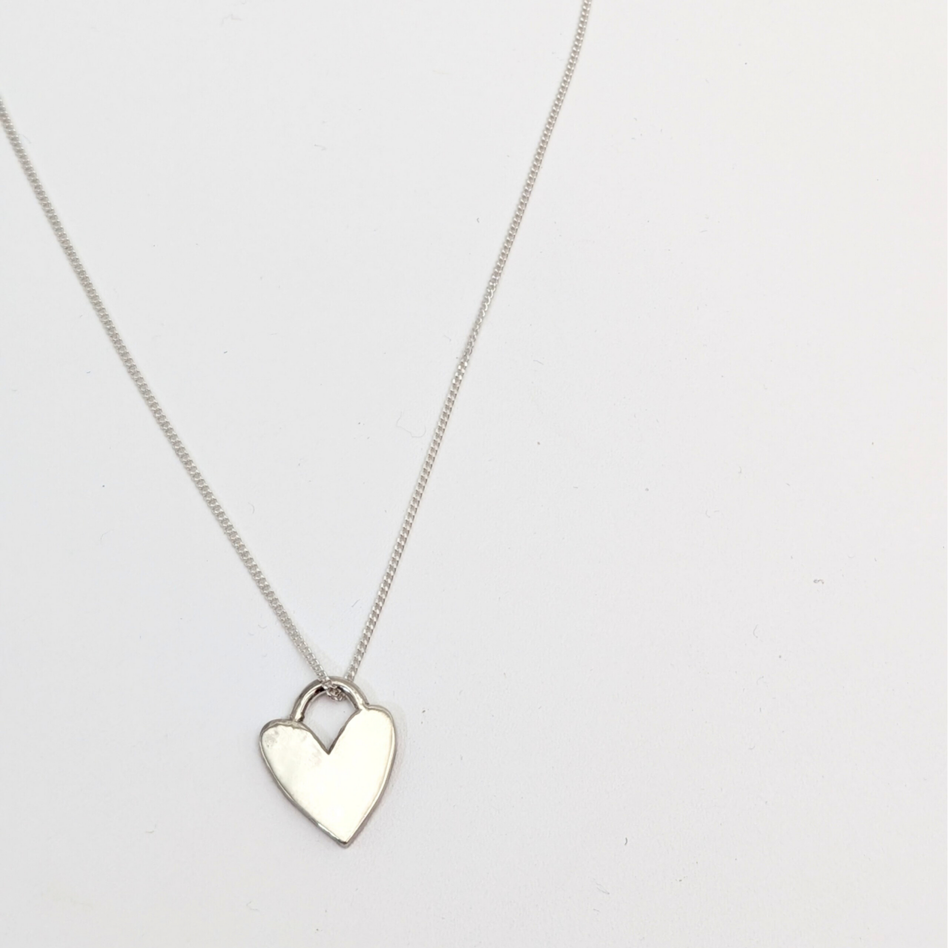 Bold Hearts ketting - Zilver