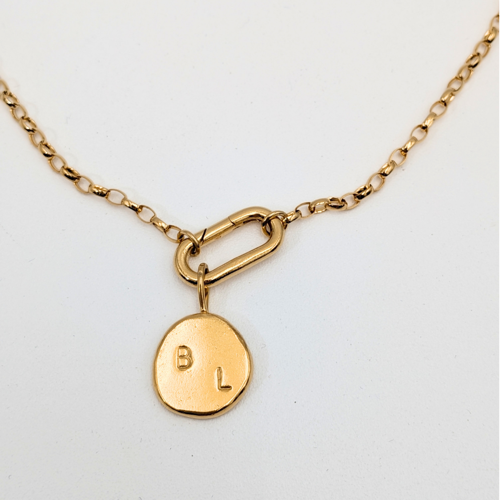Ketting met bedel - Goud vermeil