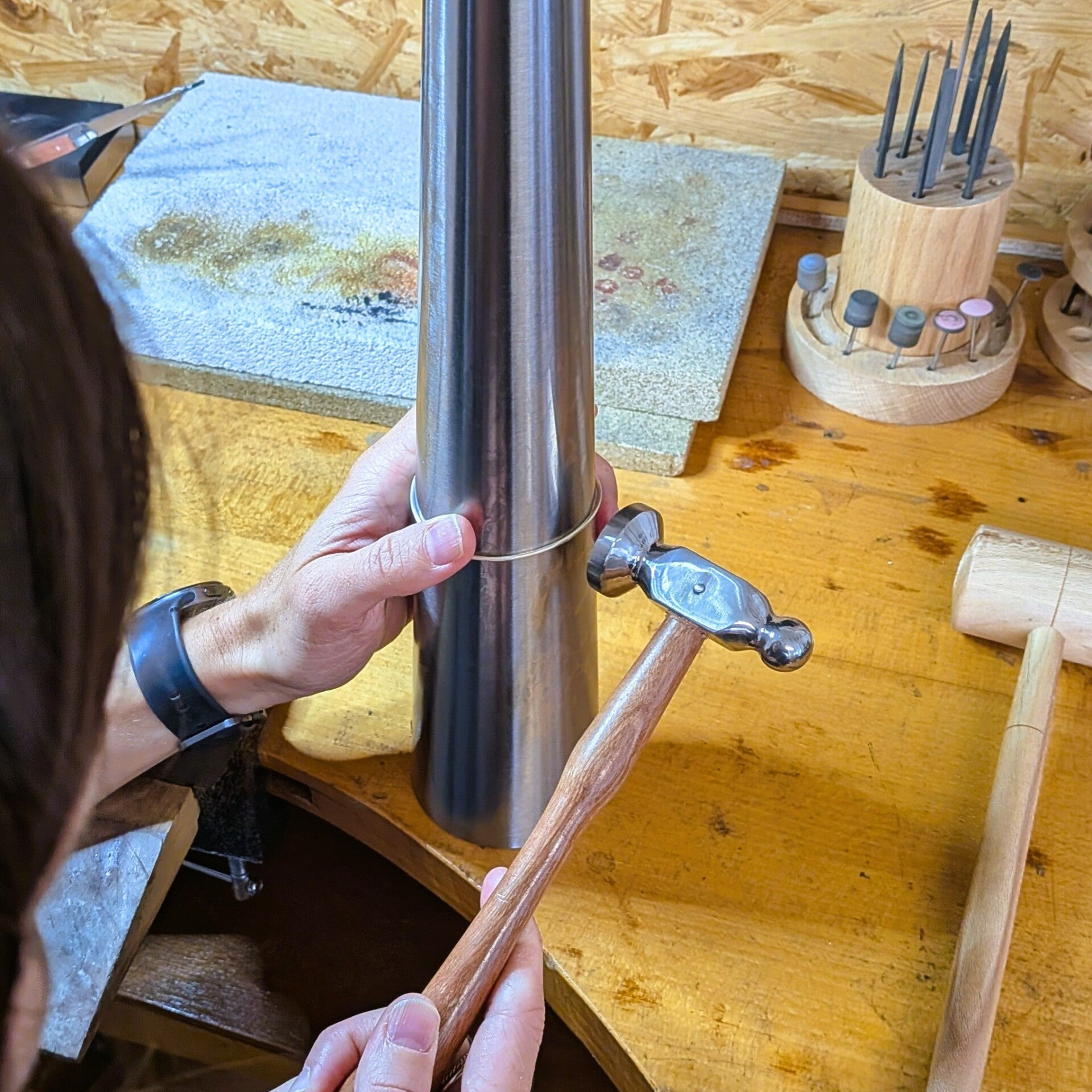 WORKSHOP ZILVEREN STAPELARMBANDEN