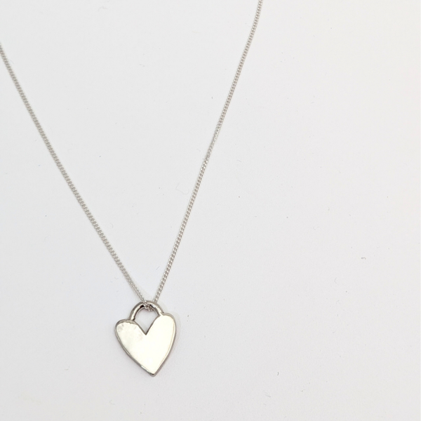 Bold Hearts ketting - Zilver