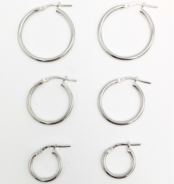 Classic hoops - Zilver