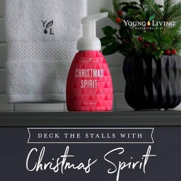 Young Living's Christmas Spirit Foam Soap