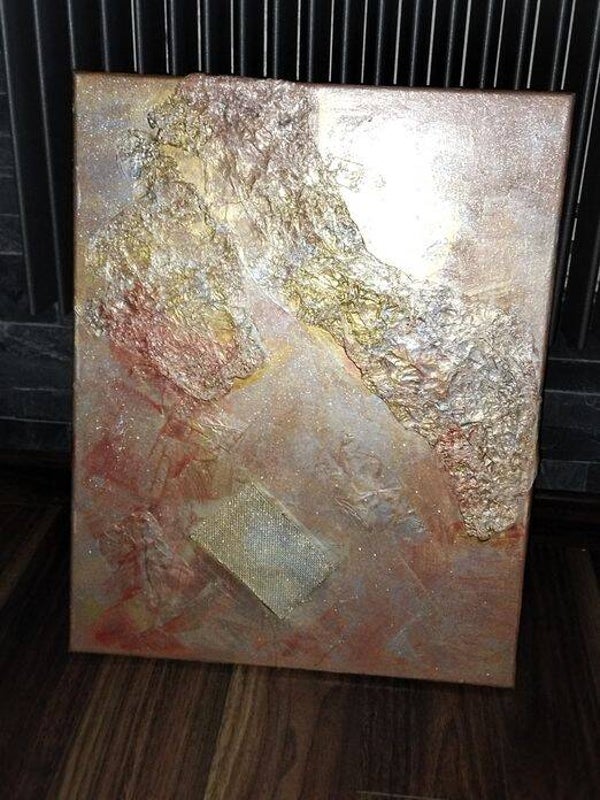 ACRYLBILD, neu, Handarbeit, Einzelstück, 2023