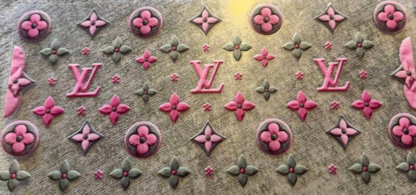 Lv pink and green