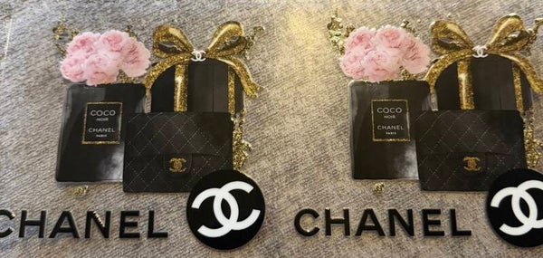 Black co co Chanel with perfume