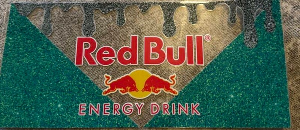 Green sparkle redbull