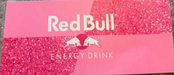 Pink sparkle redbull