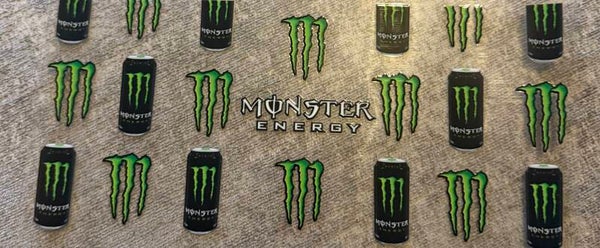 Green and black monster