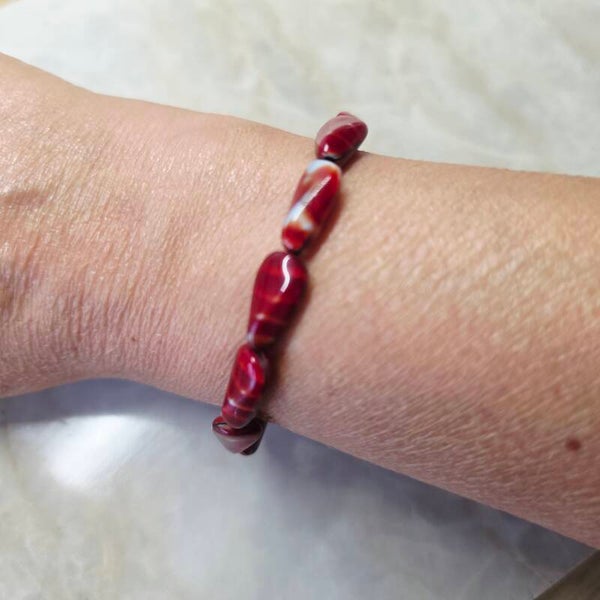 Armband Málaga rood