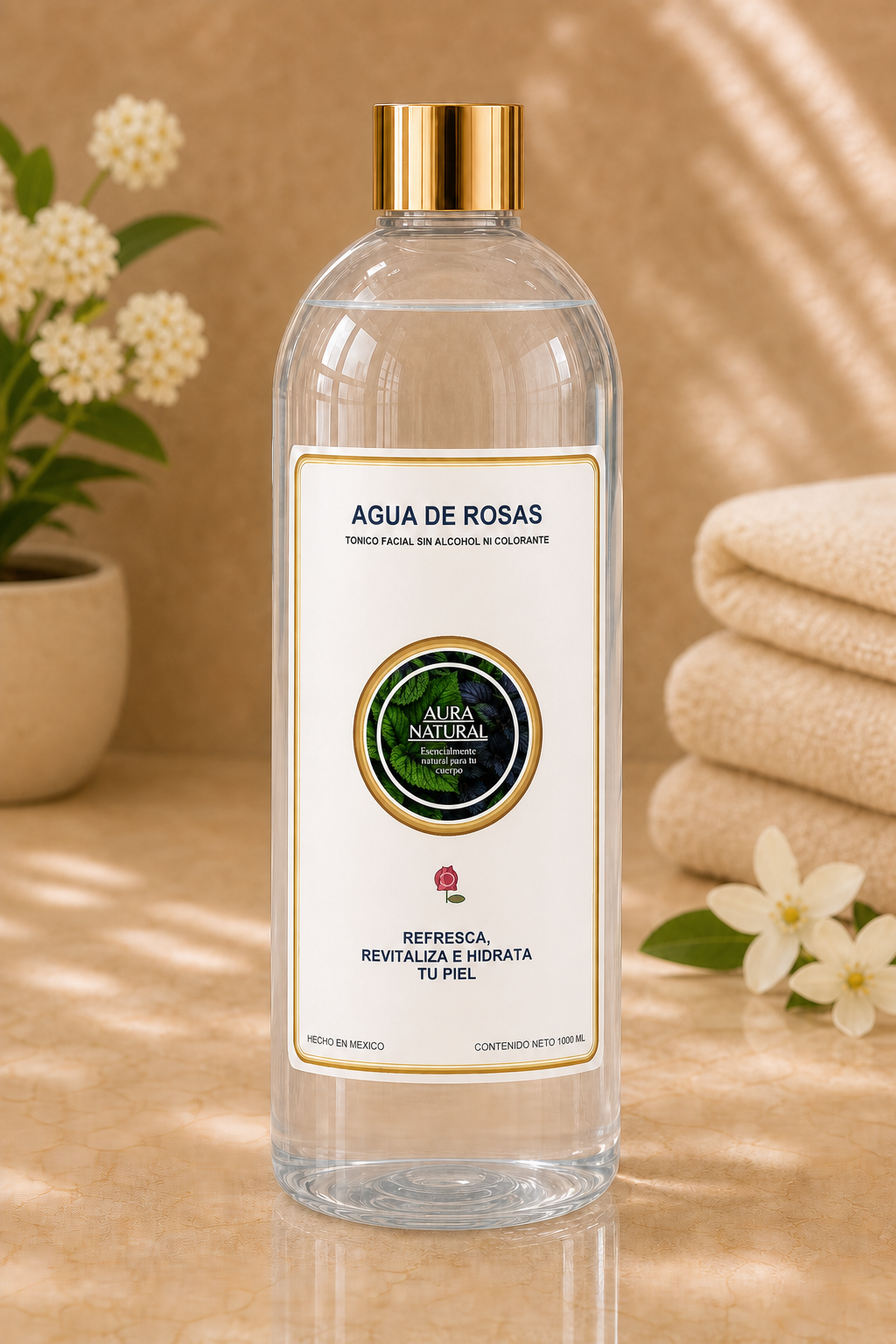 AGUA DE ROSAS 1000 ml
