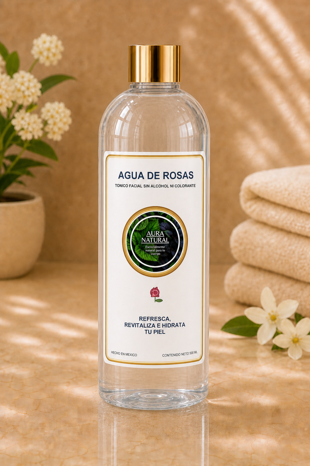 AGUA DE ROSAS 500 ml
