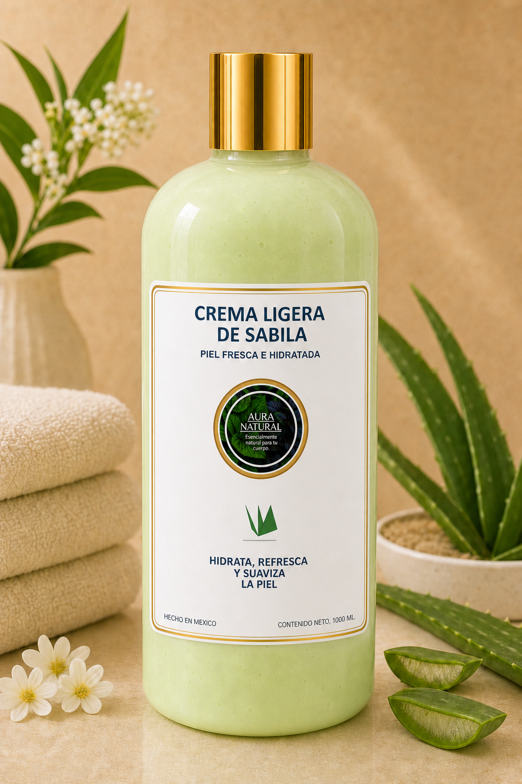 CREMA LIGERA DE SABILA 1L