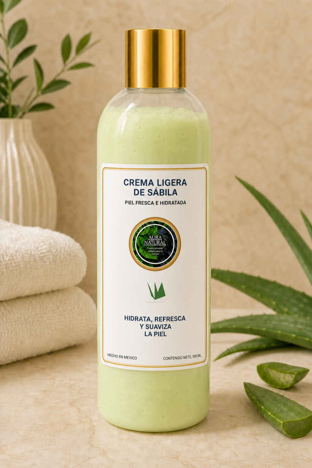 CREMA LIGERA DE SABILA 500 ml