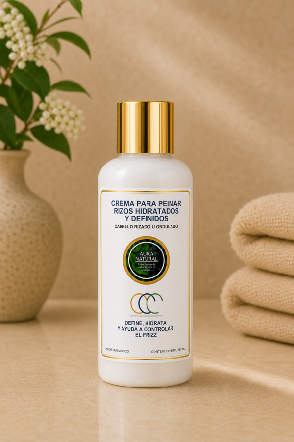 CREMA PARA PEINAR RIZOS HIDRATADOS Y DEFINIDOS 250 ml