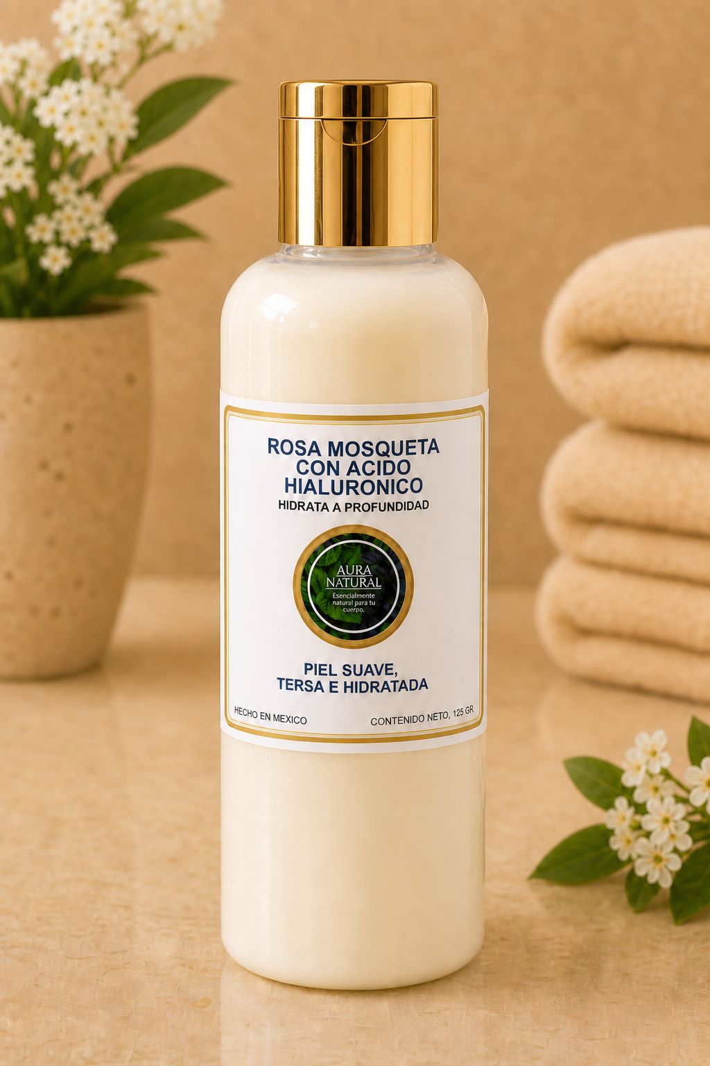 ROSA MOSQUETA CON ACIDO HIALURONICO 125 gr