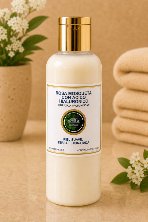ROSA MOSQUETA CON ACIDO HIALURONICO 125 gr