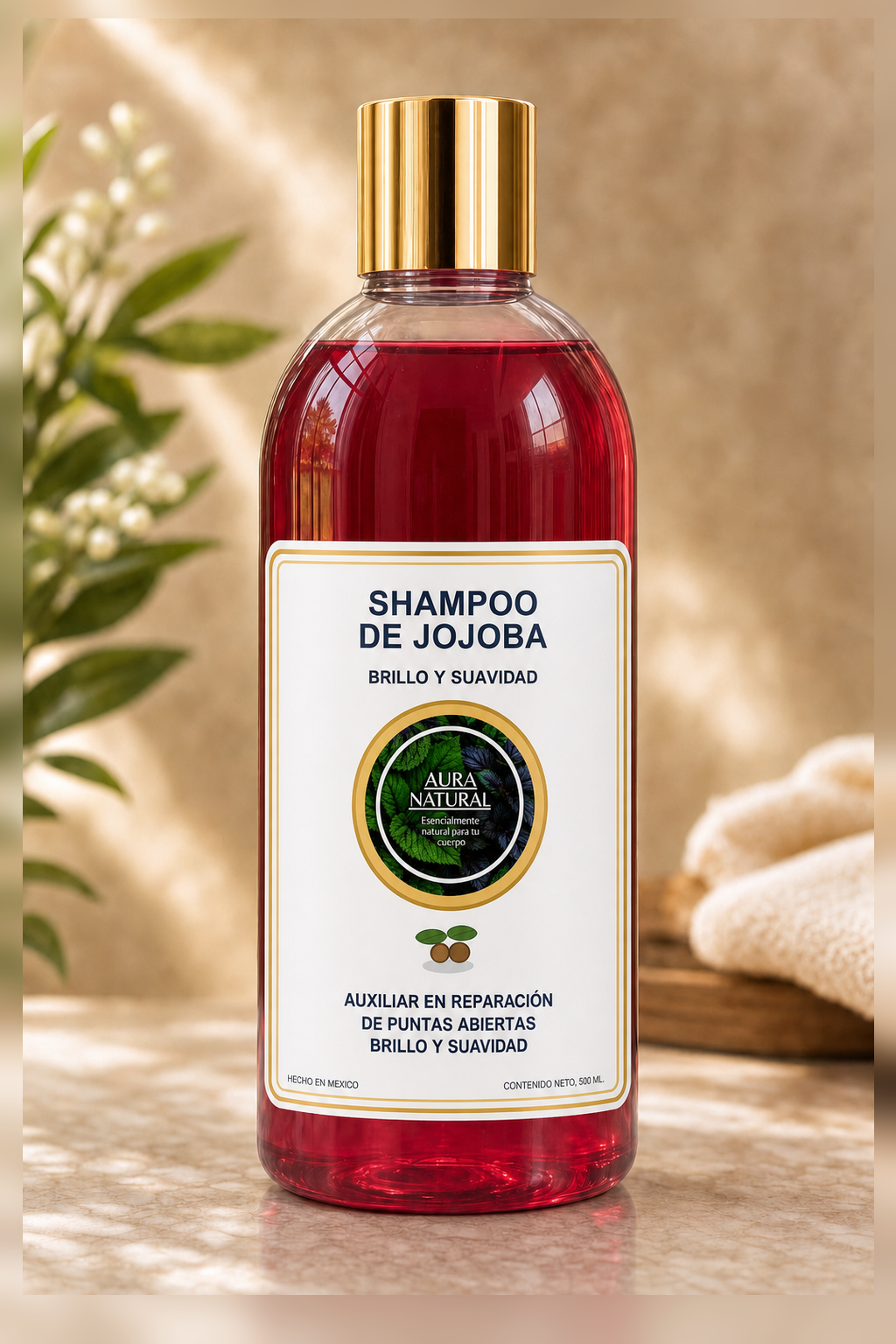 SHAMPOO DE JOJOBA 500 ml